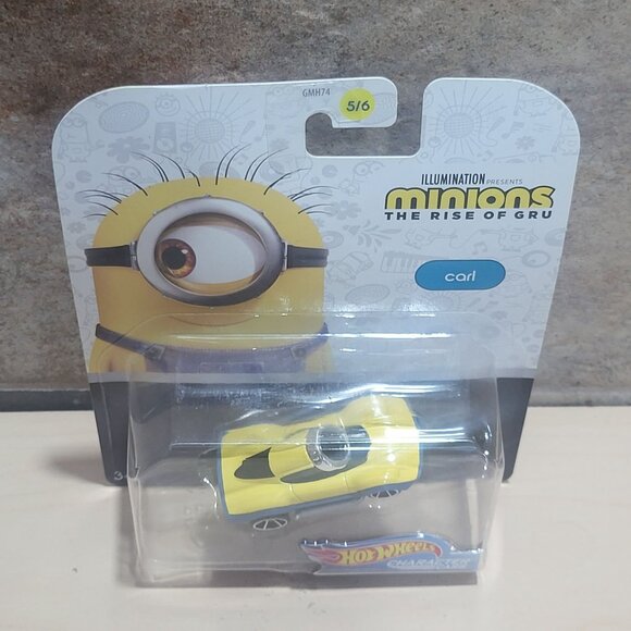 Hot Wheels Character Car Carl from Minions The Rise of Gru 2018 - Picture 3 of 9